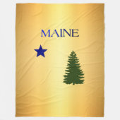 Maine 1901 vlag fleece deken (Voorkant)