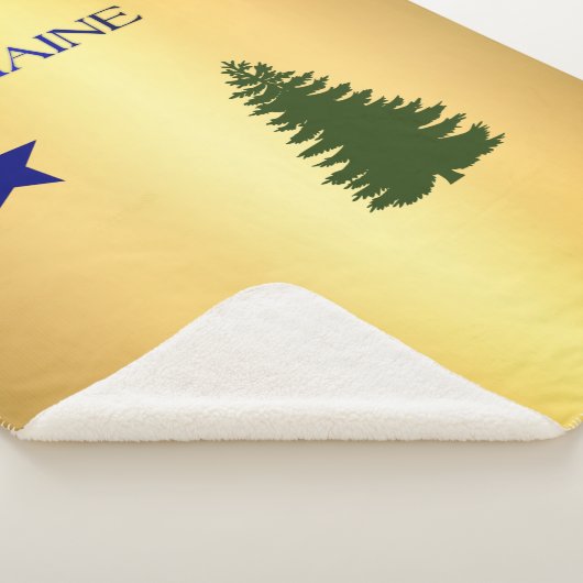 Maine 1901 vlag sherpa deken (3/4)