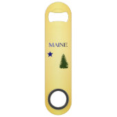 Maine 1901 vlag speed flessenopener (Achterkant)