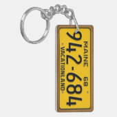 Maine 1968  Licence Bord Sleutelhanger (Voorkant Links)