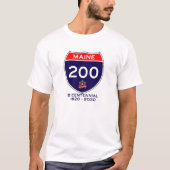 Maine 200th Jubileum Bicentennial T-shirt (Voorkant)