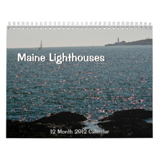 Maine 2012 Lighthouse Calendar Kalender