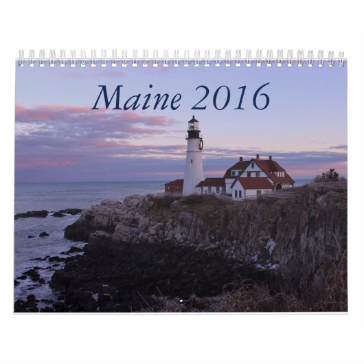 Maine 2016 Photo Calendar Kalender (Hoes)