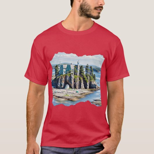 MAINE 24 19 Extra groot T-shirt (Voorkant)