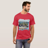 MAINE 24 19 Extra groot T-shirt (Voorkant volledig)