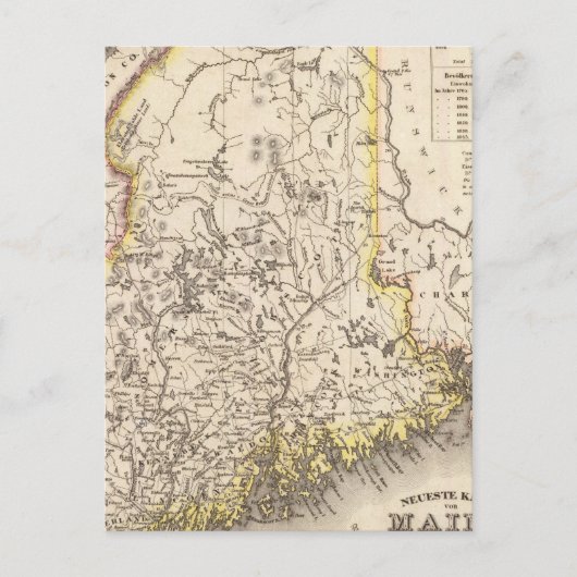 Maine 4 briefkaart (Voorkant)