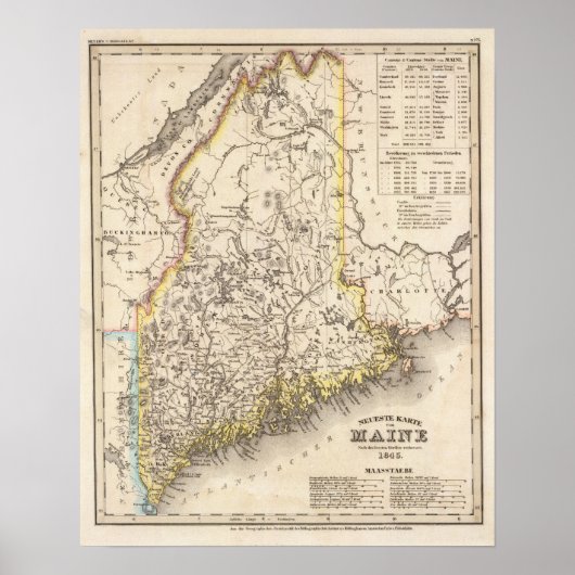 Maine 4 poster (Voorkant)