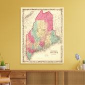 Maine 5 canvas afdruk (Insitu (Woonkamer))