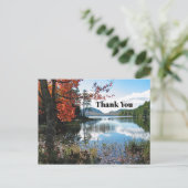 Maine Acadia meer landschapsfoto Dank u Briefkaart (Staand voorkant)