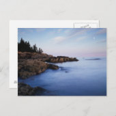 Maine, Acadia National Park, Moonset Briefkaart (Voorkant / Achterkant)