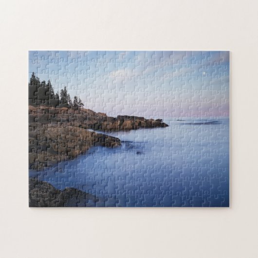 Maine, Acadia National Park, Moonset Legpuzzel (Horizontaal)