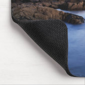 Maine, Acadia National Park, Moonset Muismat (Hoek)