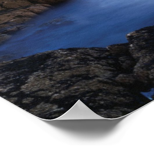 Maine, Acadia National Park, Moonset Poster (Hoek)