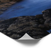 Maine, Acadia National Park, Moonset Poster (Hoek)