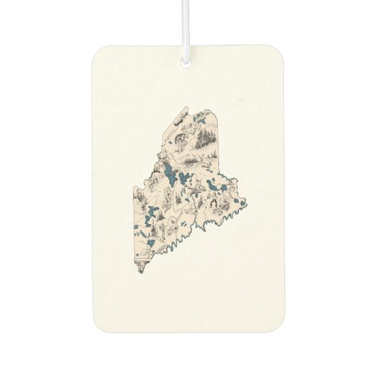 Maine  Afbeelding Map Luchtverfrisser (Voorkant)