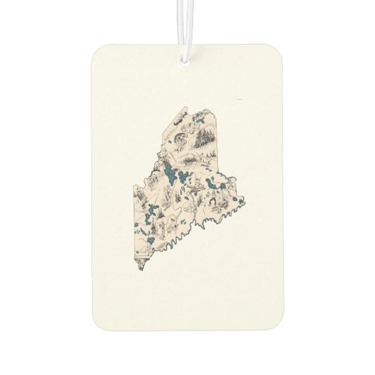Maine Afbeelding Map Luchtverfrisser (Achterkant)