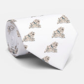 Maine  Afbeelding Map Stropdas (Opgerold)