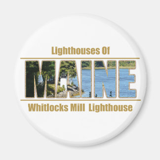MAINE Afbeelding Tekst - Whitlocks Mill Lighthoude Magneet