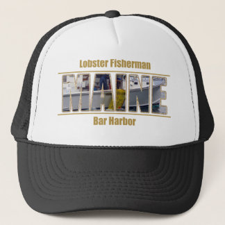 MAINE Afbeelding Text Series - Lobster Fisherman Trucker Pet