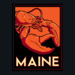 Maine Art Deco Poster<br><div class="desc">Maine Art Deco</div>