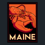 Maine Art Deco Poster<br><div class="desc">Maine Art Deco</div>