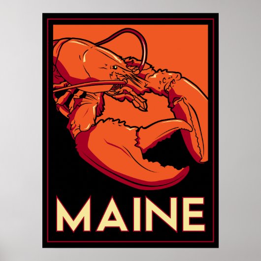 Maine Art Deco Poster (Voorkant)