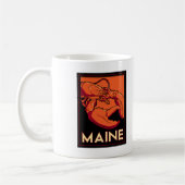 Maine art deco retro reisposter koffiemok (Links)