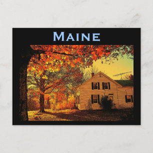 Maine Autumn Briefkaart