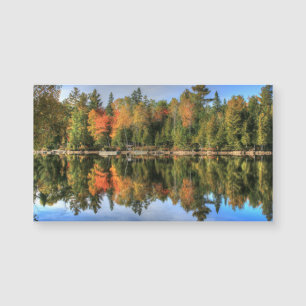 Maine Autumn Herfst Foliage Lake Reflections