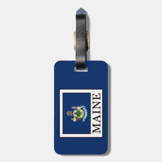 Maine Bagagelabel (Achterkant verticaal)