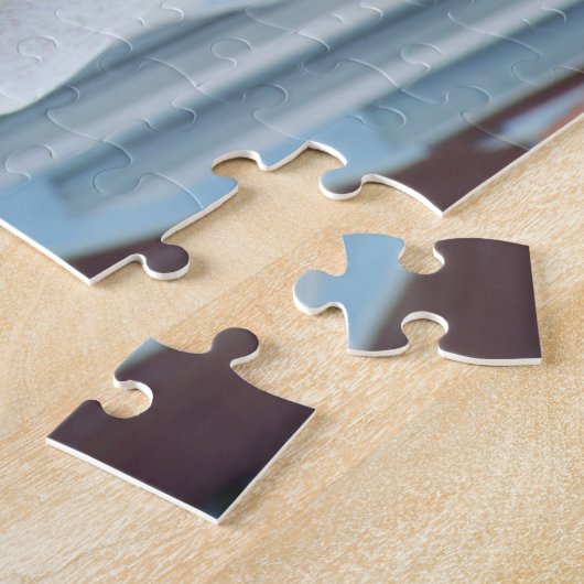 Maine, Bar Harbour. Kleurrijke kreeftenvangboeien Legpuzzel (Zijkant)