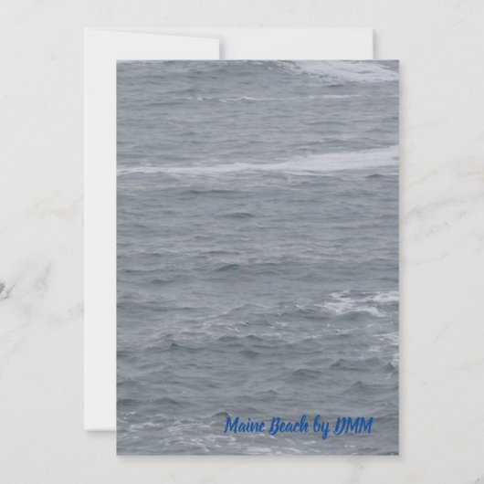Maine Beach Kaart - Ogunstop (Achterkant)