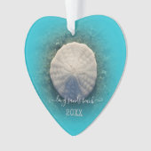 Maine Beach Ocean Sand Dollar Ornament (voorkant)