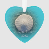 Maine Beach Ocean Sand Dollar Ornament (voorkant)