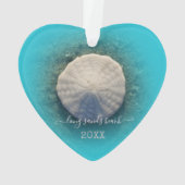 Maine Beach Ocean Sand Dollar Ornament (achterkant)