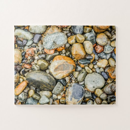 Maine Beach Rocks & Pebbles Oversize Legpuzzel (Horizontaal)