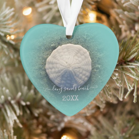 Maine Beach Sand Dollar Ornament (Boom)