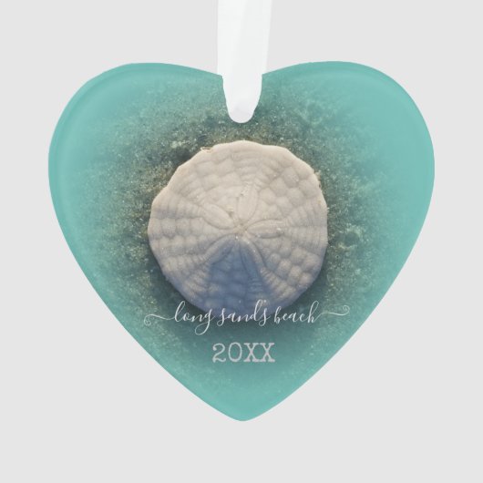 Maine Beach Sand Dollar Ornament (achterkant)