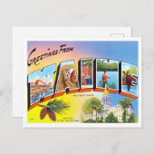 Maine  Big Letters Briefkaart (Voorkant / Achterkant)