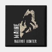 Maine Bigfoot Hunter Magneet (Voorkant)