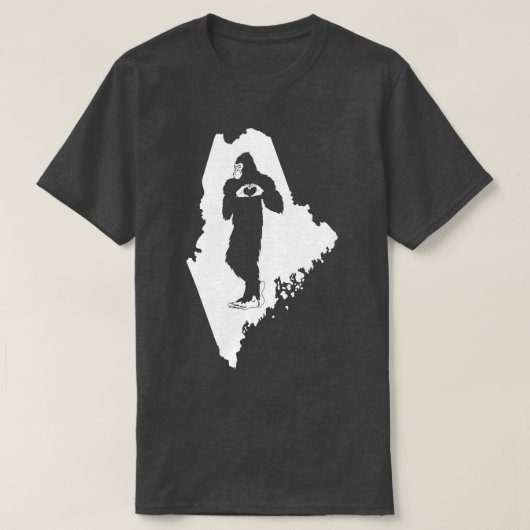 Maine Bigfoot T-shirt (Design voorkant)