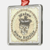 Maine Biker   Metalen Ornament (Links)