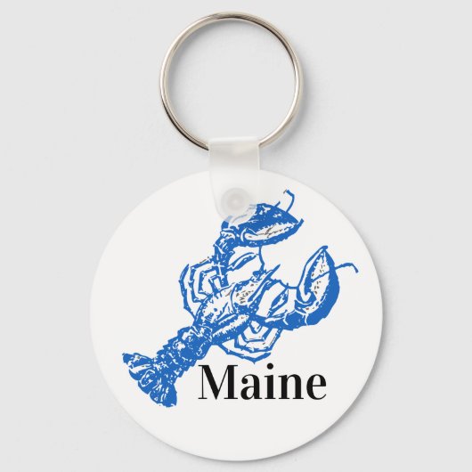 Maine, Blue Lobster Sleutelhanger (Voorkant)