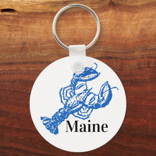 Maine, Blue Lobster Sleutelhanger (Voorkant)