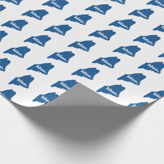 MAINE BLUE STAAT CADEAUPAPIER (Hoek)