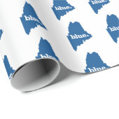 MAINE BLUE STAAT CADEAUPAPIER (Rol Hoek)