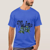 Maine Blueberries 1 T-shirt (Voorkant)