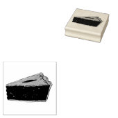 Maine Blueberry Pie Slice Piece Baking Foodie Blue Rubberstempel (Gestempeld)