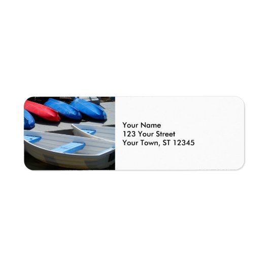 Maine Boats Etiket (Voorkant)