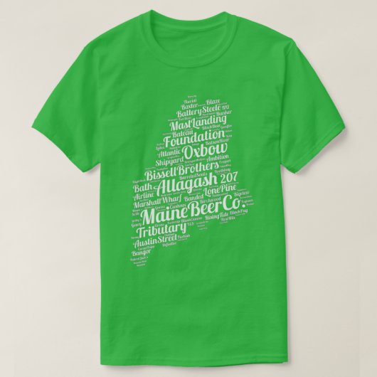 Maine Breweries T-shirt (Design voorkant)